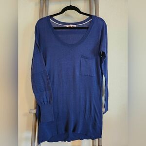 Victoria Secret Blue Long Sleeve Sweater